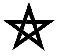 Símbolos de bruxaria - pentagrama