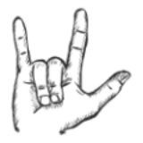 Símbolos Illuminati - 666 e o Chifre do Diabo com as mãos