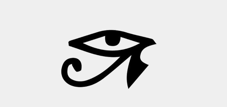 símbolos místicos: olho de hórus