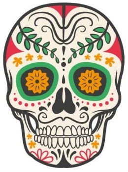 Simbologia da Caveira Mexicana - tatuagem