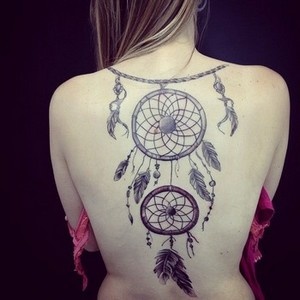 significados das tatuagens - tatuagem de apanhador de sonhos